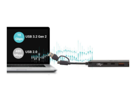 I-TEC USB-C Metal HUB 2xUSB 3.0 2xUSB-C