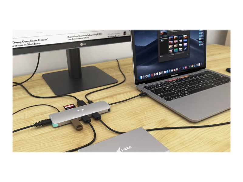 I-TEC USB C MetalNanoDock 4K HDMI+PD100W