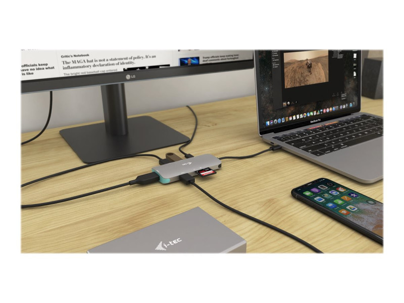 I-TEC USB C MetalNanoDock 4K HDMI+PD 60W