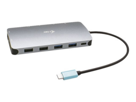 I-TEC USB-C Metal Nano Dock 3xDisplay+PD
