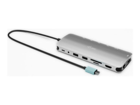I-TEC USB-C Metal Nano Dock 3xDisplay+PD