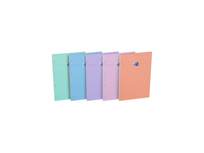 Oxford Bloc-notes Pastel, 210 x 315 mm, Seyès, 160 pages