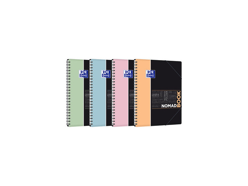 Oxford Etudiants Cahier NOMADBOOK Pastel, A4+, Seyès