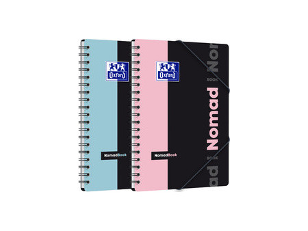 Oxford Etudiants Cahier à spirale NOMADBOOK Pastel, B5