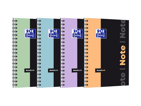 Oxford Etudiants Cahier à spirale NOTEBOOK Pastel, B5, seyès