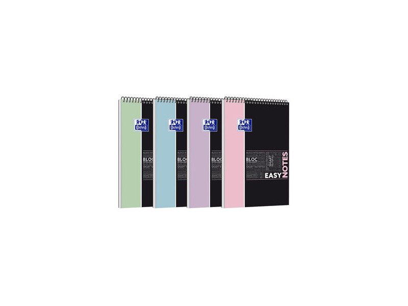 Oxford Etudiants Bloc-notes à spirale EASYNOTES Pastel, A4+