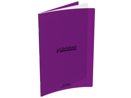 CONQUERANT CLASSIQUE Cahier 240 x 320 mm, Seyès, violet