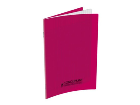 CONQUERANT CLASSIQUE Cahier 170 x 220 mm, séyès, rose