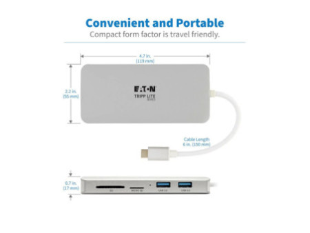 EATON TRIPPLITE USB-C Dock 4K HDMI USB