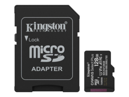 KINGSTON Canvas SelectPlus micSDXC 128Go