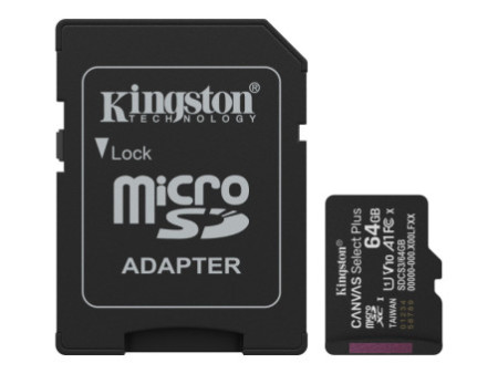 KINGSTON Canvas SelectPlus micSDXC 64Go