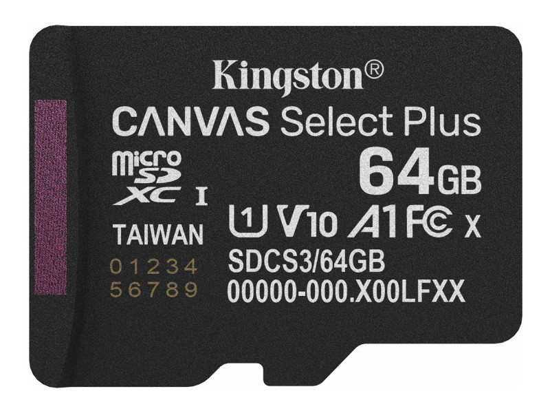 KINGSTON Canvas SelectPlus micSDXC 64Go