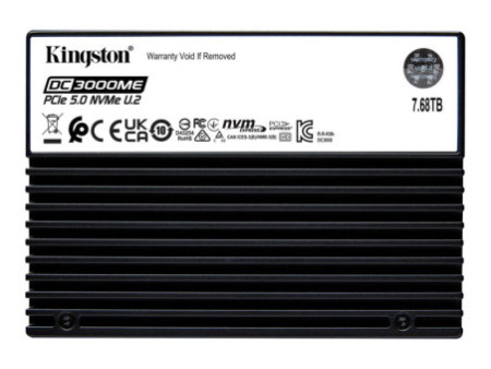 KINGSTON 7.68To DC3000ME U.2 PCIe SSD
