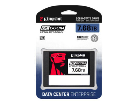 KINGSTON 7.68To DC600M 2.5p SATA3 SSD