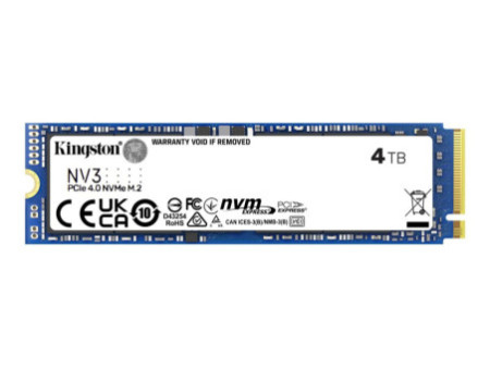 KINGSTON 4To NV3 M.2 2280 NVMe SSD