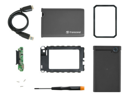 TRANSCEND Kit Boîtier vide pour 2.5p SSD