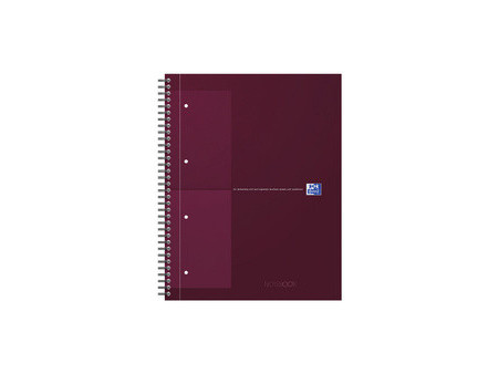Oxford International Cahier NOTEBOOK, A4, ligné, bleu foncé