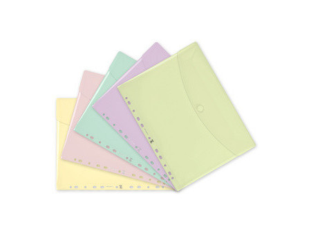 Oxford Pochette à documents Punched Pockets Pastell, A4