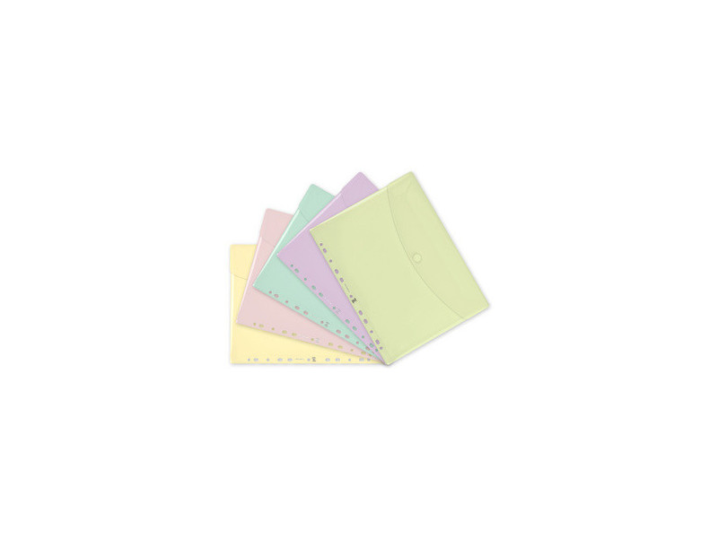 Oxford Pochette à documents Punched Pockets Pastell, A4