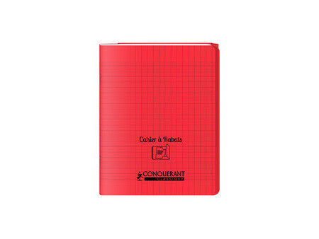 CONQUERANT CLASSIQUE Cahier à rabat 170 x 220 mm, jaune