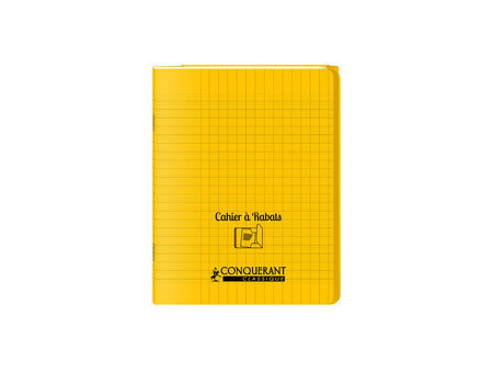 CONQUERANT CLASSIQUE Cahier à rabat 240 x 320 mm, incolore
