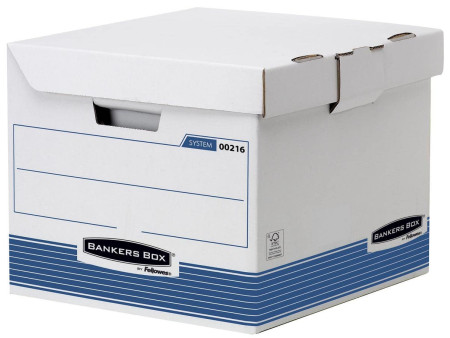 Fellowes BANKERS BOX SYSTEM boîte d'archives avec couvercle