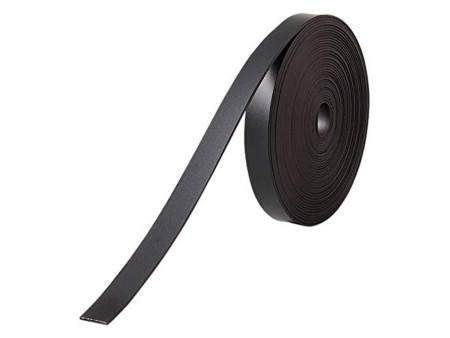 nobo Bande magnétique, autoadhésive, 10 mm x 10 m, noir