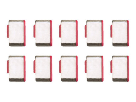 LINDY USB C Port Blockers 10 Pack Red