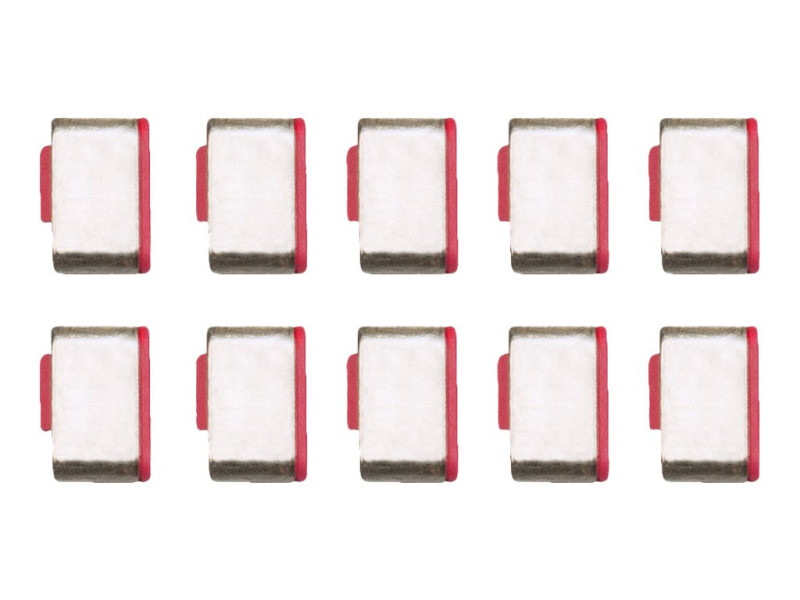 LINDY USB C Port Blockers 10 Pack Red