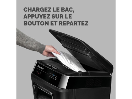 Fellowes Destructeur de documents AutoMax 200M,
