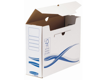 Fellowes Boîte d'archives BANKERS BOX Basic (L)100 mm, bleu