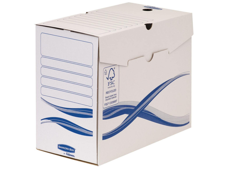 Fellowes Boîte d'archives BANKERS BOX Basic, (L)150 mm, bleu