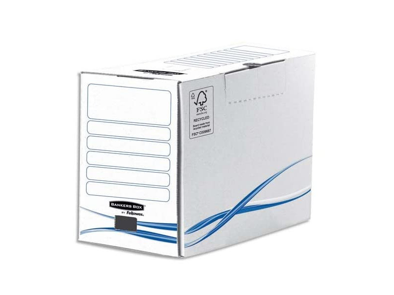 Fellowes Boîte d'archives BANKERS BOX Basic, (L)200 mm, bleu