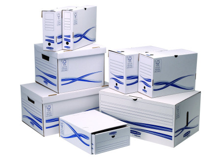 Fellowes Kit pour l'archivage Maxi plus BANKERS BOX, bleu