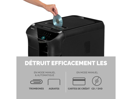 Fellowes Destructeur de documents AutoMax 350C, 4 x 38 mm