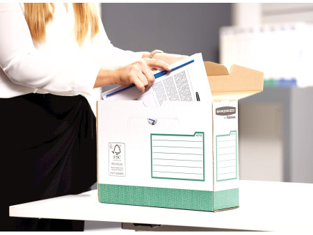 Fellowes BANKERS BOX Basic Boîte d'archives Heavy Duty, vert