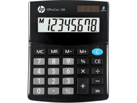 hp Calculatrice de bureau 'OfficeCalc 108', noir