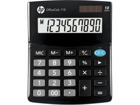 hp Calculatrice de bureau 'OfficeCalc 110', noir