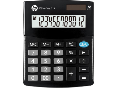 hp Calculatrice de bureau 'OfficeCalc 112', noir