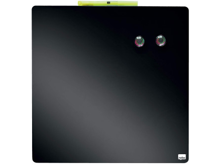 nobo Tableau mémo carré, (L)360 x (H)360 mm, noir