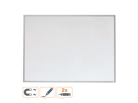nobo Tableau blanc avec cadre en aluminium