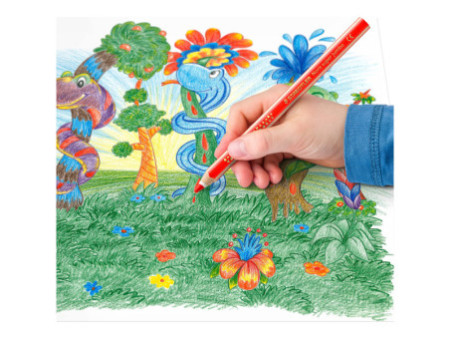 STAEDTLER Crayon de couleur triangulaire Noris super jumbo