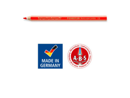 STAEDTLER Crayon de couleur triangulaire Noris super jumbo