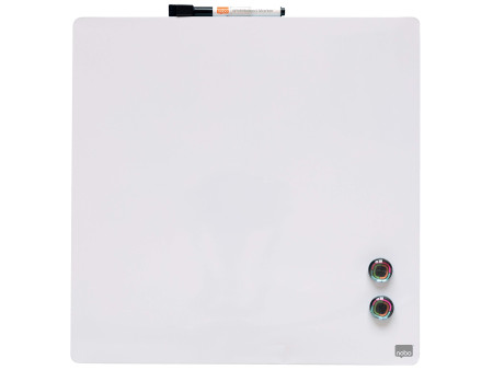 nobo Tableau mémo carré, (L)360 x (H)360 mm, blanc