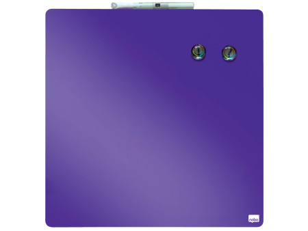 nobo Tableau mémo carré, (L)360 x (H)360 mm, violet
