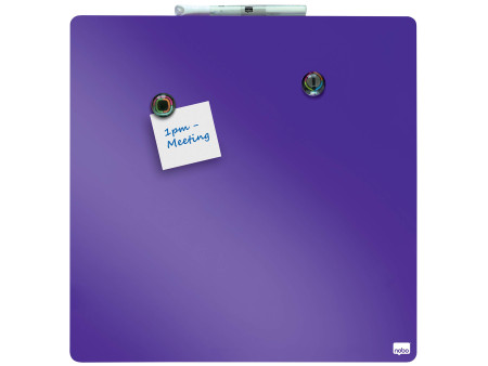 nobo Tableau mémo carré, (L)360 x (H)360 mm, violet