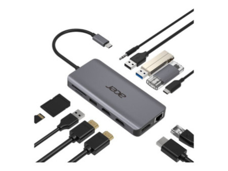 ACER 12-IN-1 TYPE-C DONGLE 2xUSB3.2 2xUS