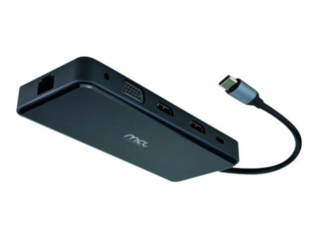 MCL 12-port docking station 2 HDMI and V