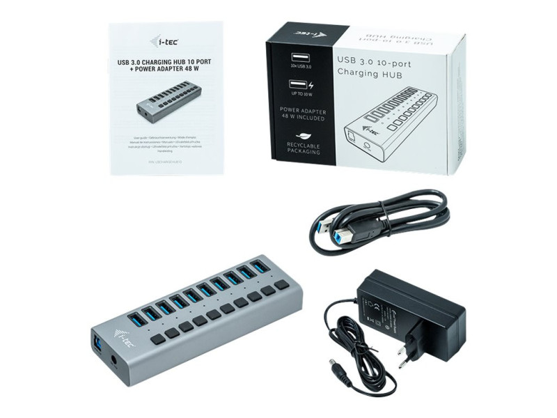 I-TEC USB 3.0 Charging HUB 10 Port