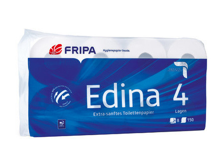 Fripa Papier toilette Edina, 4 couches, extra blanc